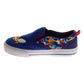 Sonic the Hedgehog Boys Mismatched Slip-On Canvas Sneakers Featuring Sonic and Knuckles (Big Kid)