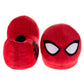 Marvel Spiderman Men's Slippers  Cozy, Plush, and Fun House Shoes (Adult)