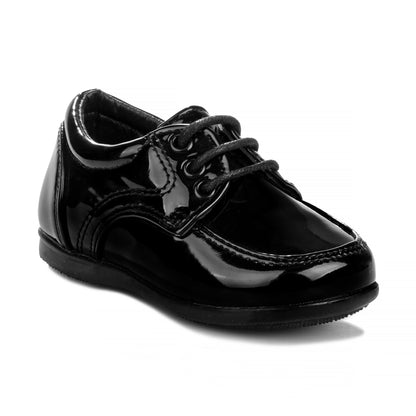Josmo Toddler Patent Dress Shoes for Boys & Girls â€“ Classic Lace-Up Formal Shoes for Weddings, Church & Special Occasions (Infant/Toddler)