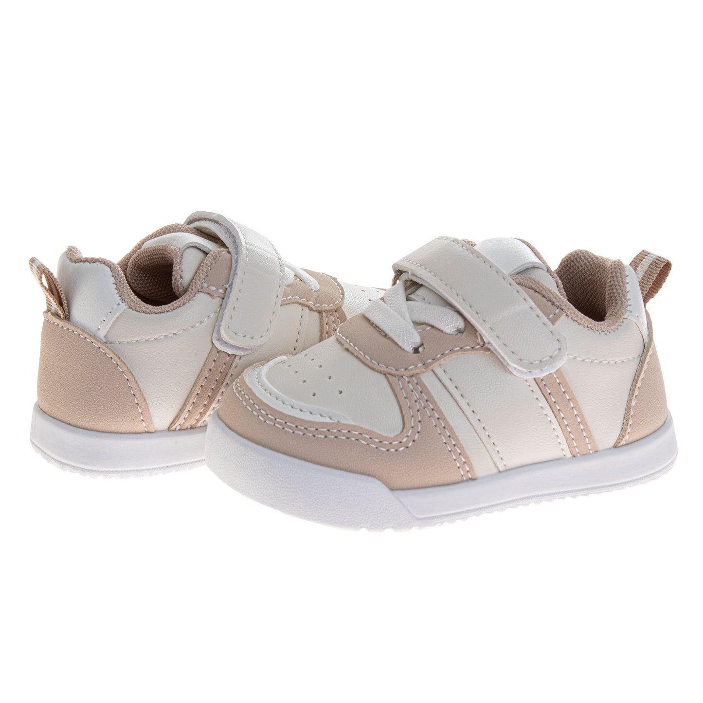 Josmo Girls' Hook and Loop Sneakers  Comfortable, Casual, and EasytoWear Footwear (Infant / Toddler)