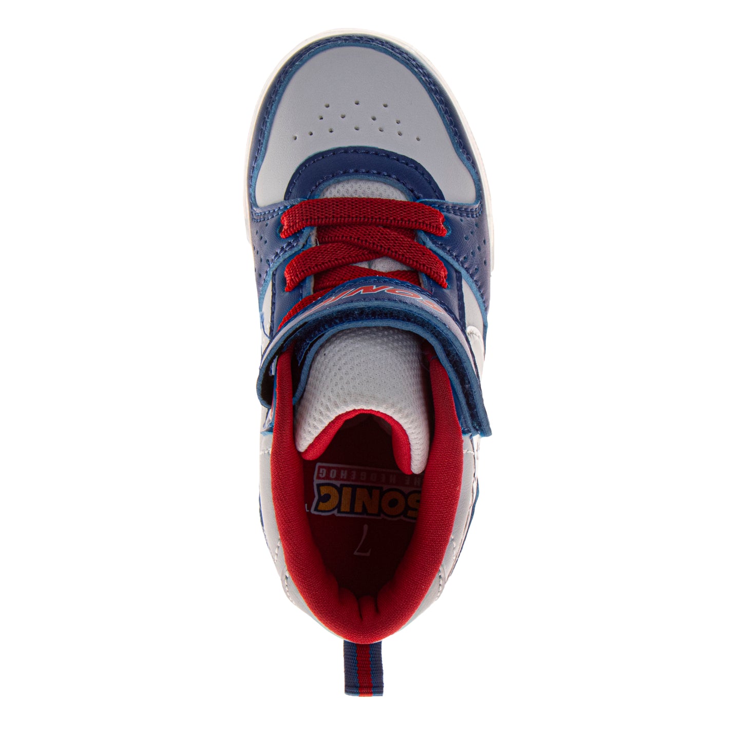 Sega Sonic The Hedgehog High Top Sneakers Boys  Speedy Athletic Racing Design Durable Canvas LaceUp Closure (Toddler / Little Kid)