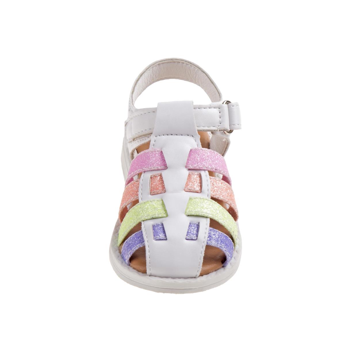 Laura Ashley Sandals Girls'  Stylish Easy On/Off Comfort Fit Summer Ready Durable Adjustable Strap (Toddler)