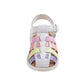 Laura Ashley Sandals Girls'  Stylish Easy On/Off Comfort Fit Summer Ready Durable Adjustable Strap (Toddler)