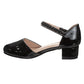Laura Ashley Rhinestones Low Heeled Dress Shoes Girls'  Elegant Formal Wear Comfort Fit Stylish (Little Kid)