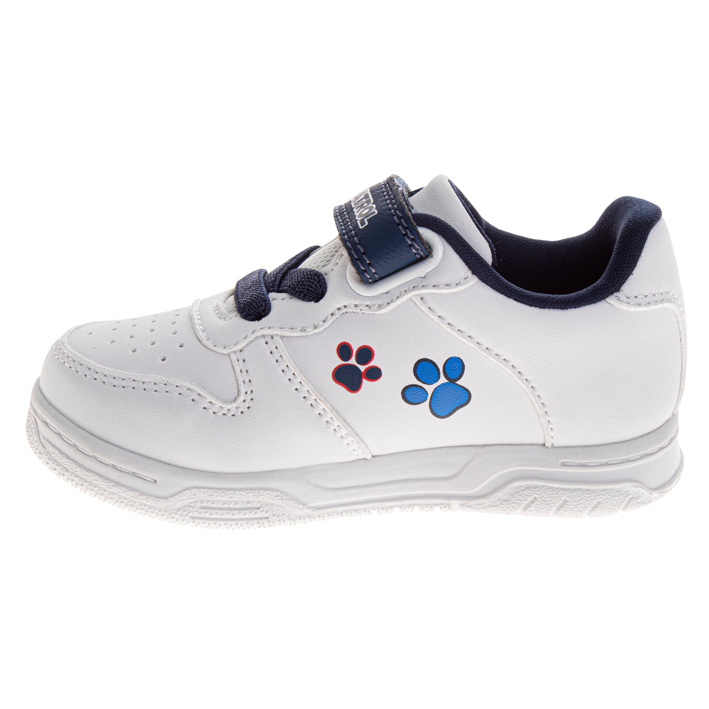 Nickelodeon Official Paw Patrol Chase & Marshall Sneakers Boys  White Rescue Team Athletic Running Velcro Closure Durable (Toddler / Little Kid)