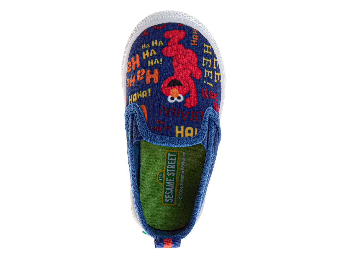 Sesame Street Boys/Girls Elmo Shoes,Slip On Sneaker Toddler,Indoor Outdoor Bottom,Toddler Size 5 to 10