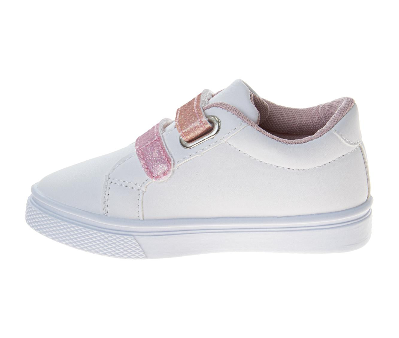 Laura Ashley Casual Sneakers Girls'  Hook & Loop Easy On/Off Everyday Wear Stylish Comfort Fit (Toddler / Little Kid)