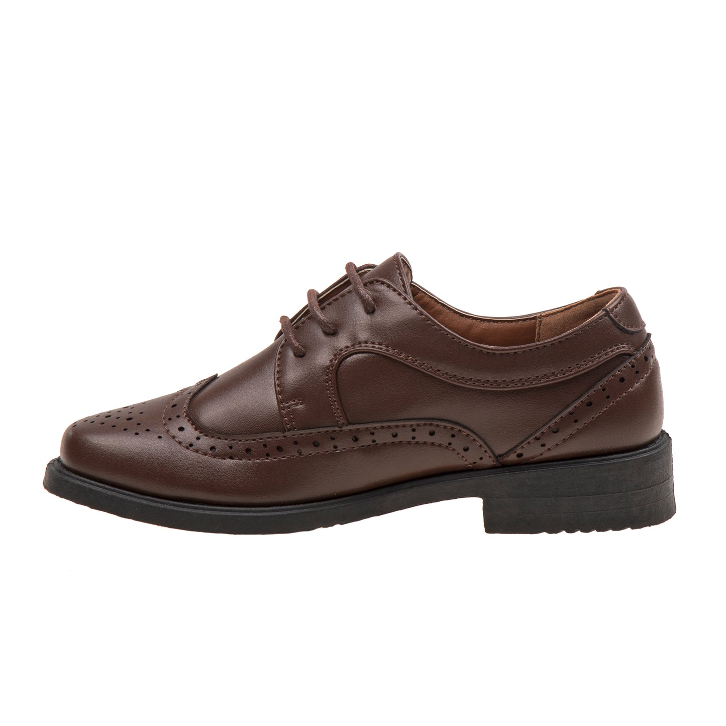 Josmo Wing Tip SlipOn Dress Shoes for Boys / Classic Formal Comfort Style with LaceUp Closure (Little Kid / Big Kid)