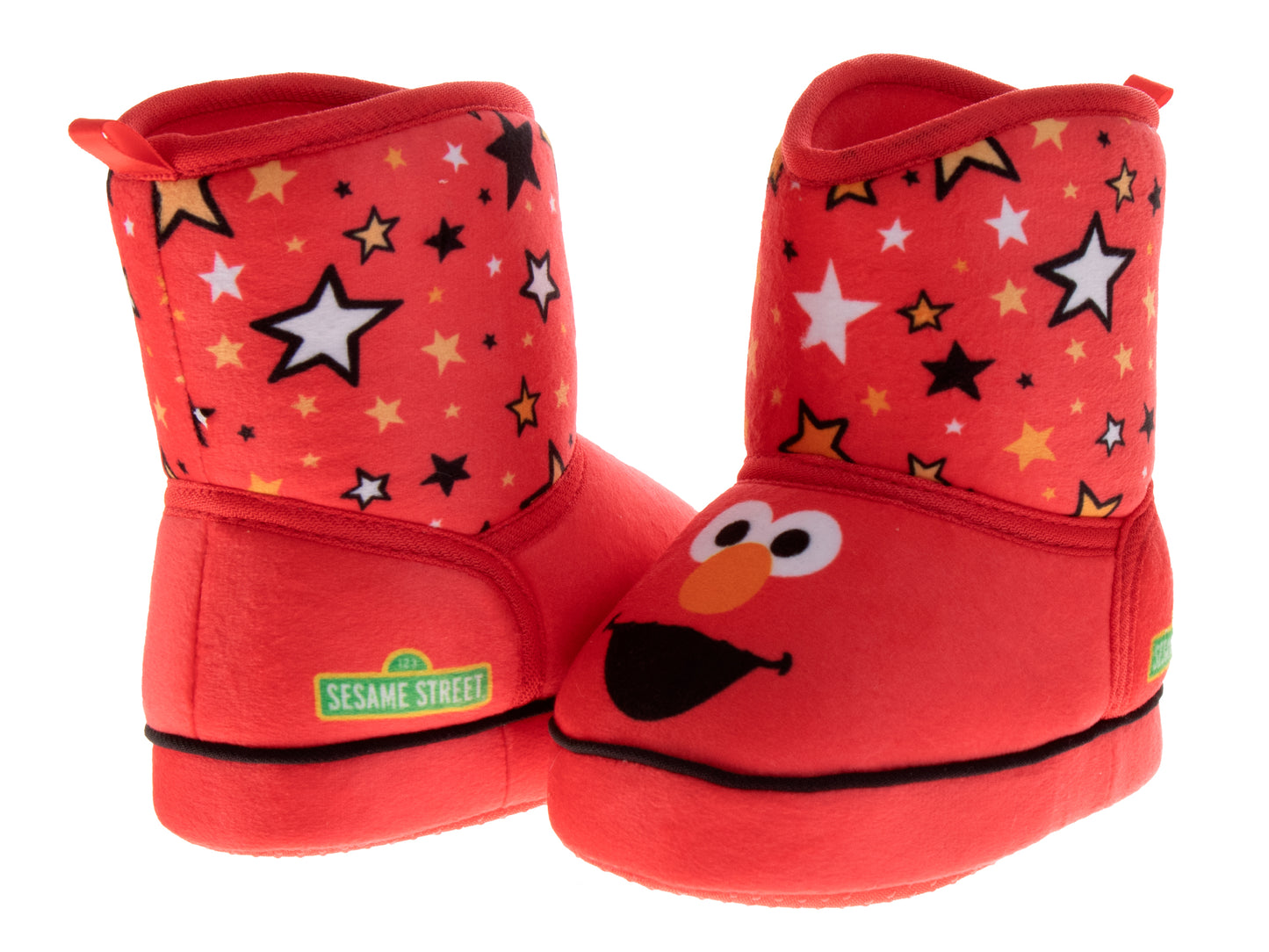 Sesame Street Elmo and Cookie Kids' Boots  Warm, Fuzzy, and Fun SlipOn Styles (Toddler)