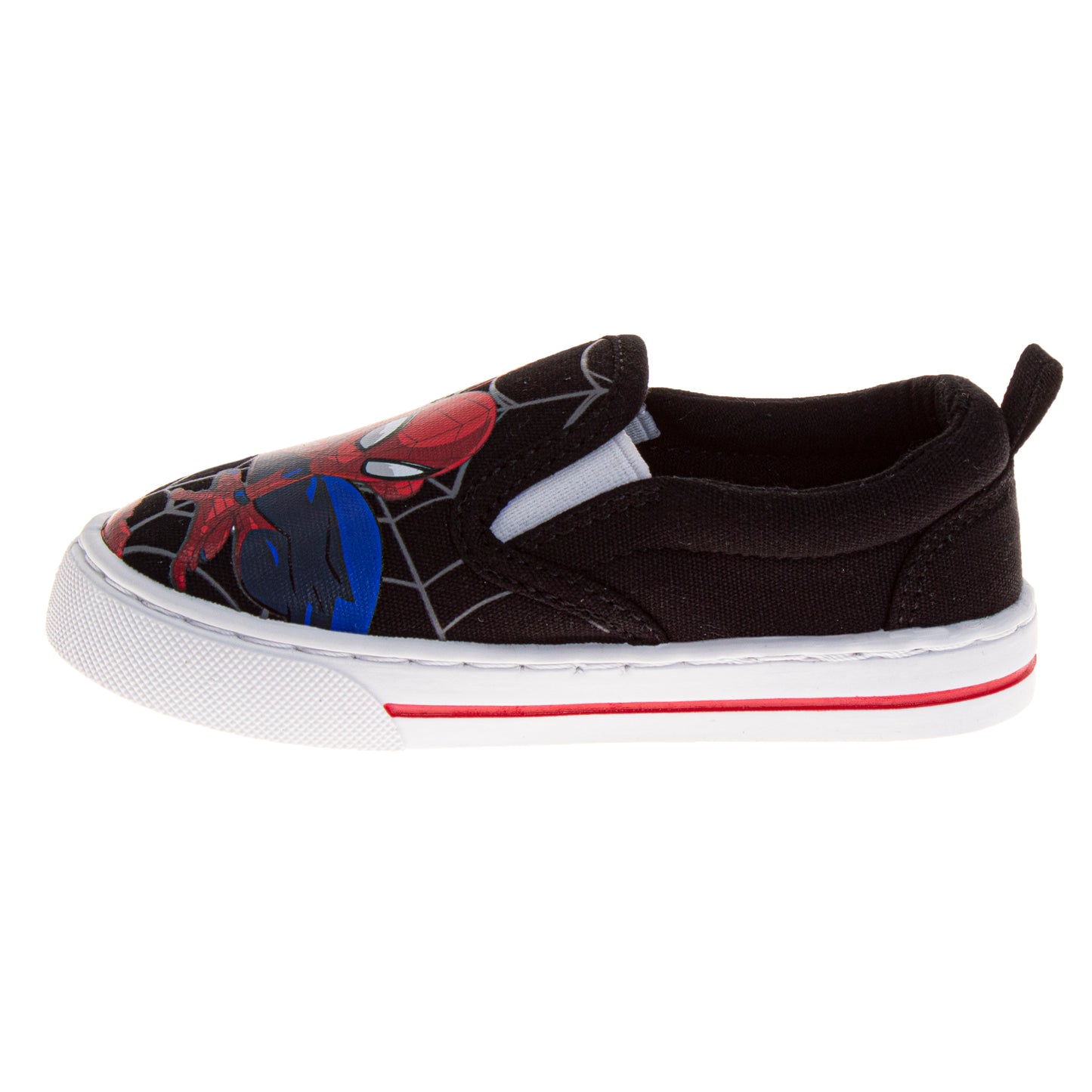 Spider-Man Boys Slip-On Canvas Sneakers (Toddler / Little Kid)