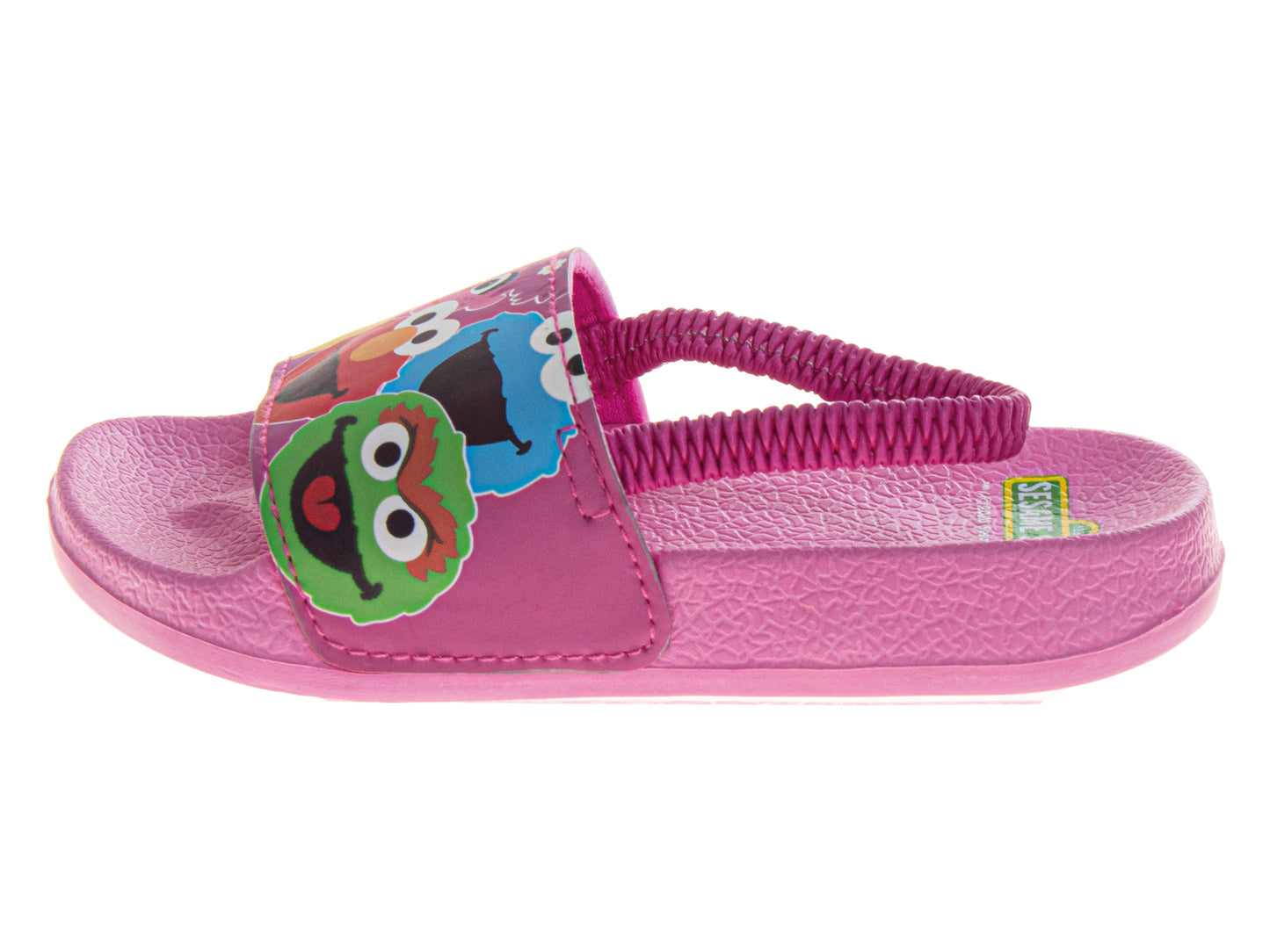 Sesame Street Sandals for Girls  Casual Comfortable Summer Adjustable (Toddler / Little Kid)