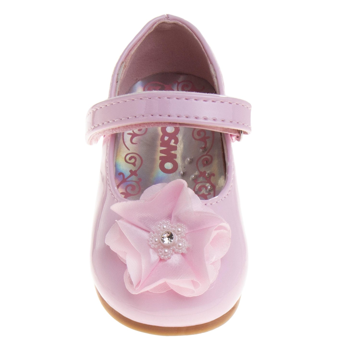 Josmo Dress Shoes Infant Girls'  Soft Sole Elegant Stylish First Steps Comfort Fit Easy On/Off (Infant)