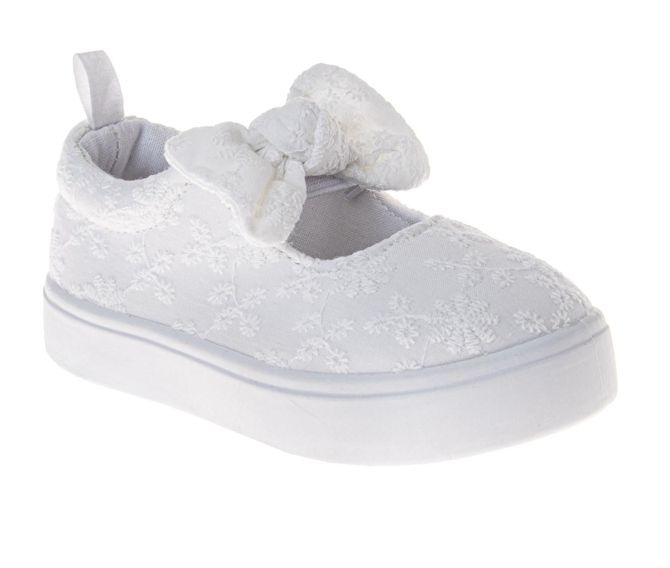 Laura Ashley Girls' MJ Style Sneakers  Classic, Comfortable, and Easy SlipOn Shoes (Toddler / Little Kid)