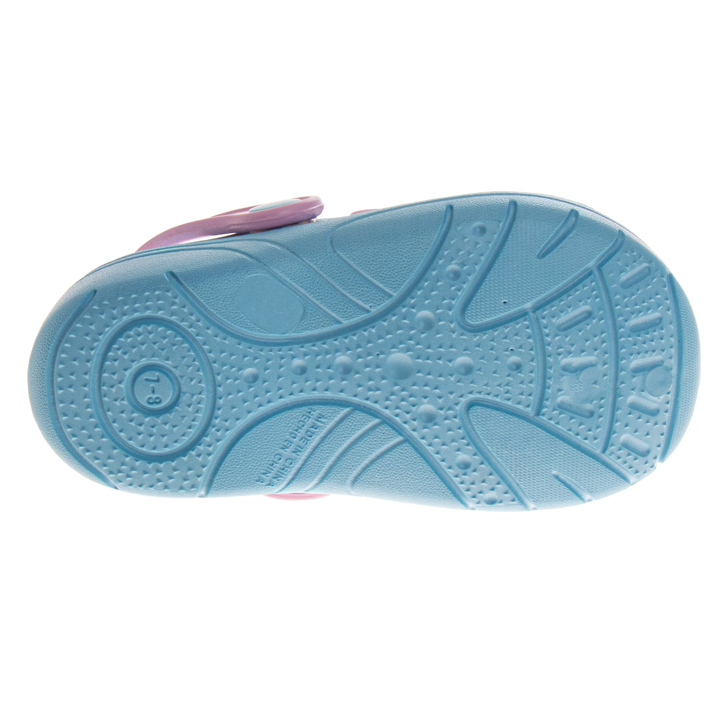 Disney Girls Stitch and angel Slip-On Clogs and Back Strap (Toddler)