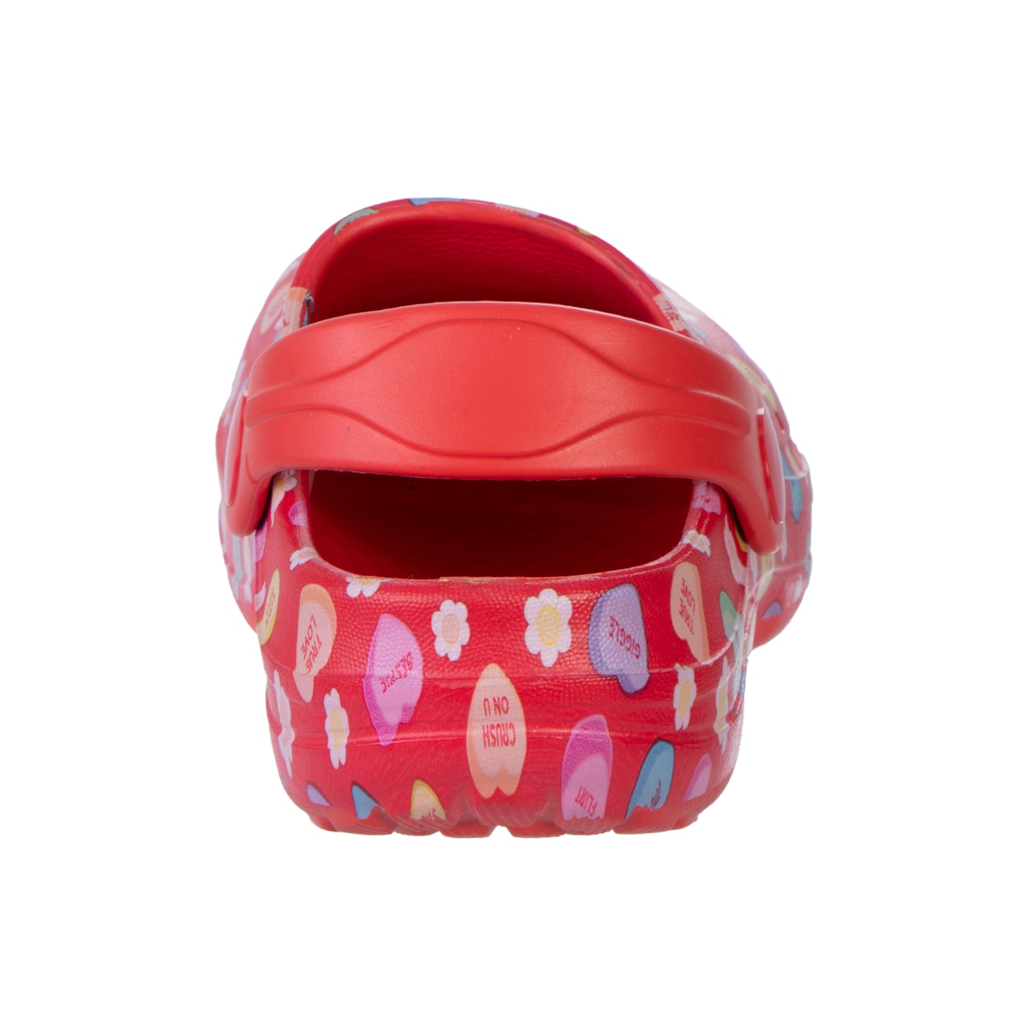 Sweethearts Conversation Hearts Clogs Girls  Adorable Comfort Stylish Easy SlipOn Water Friendly (Toddler)