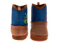 Sesame Street Oscar, Cookie, and Big Bird Kids' Boots  Warm Fuzzy Ankle Slippers (Toddler)
