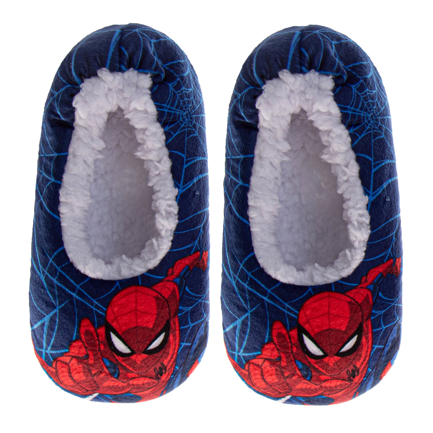Marvel SpiderMan Slippers for Boys  Cozy Padded Home Use Soft NonSlip (Toddler / Little Kid)
