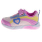 Disney Princess Girls Light-Up Sneakers with Hook and Loop Closure (Little Kid)
