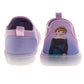 Disney Frozen Design Elsa and Anna Slip On Canvas Girls  Easy Wear Casual Style Glitter Detail Everyday Comfort NoLace Design (Toddler / Little Kid)