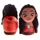 Disney Moana Plush Character Slippers Girls  Soft Plush Cozy Warm Island Princess Comfort Fit NonSlip Sole (Toddler / Little Kid)