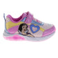 Disney Princess Girls Light-Up Sneakers with Hook and Loop Closure (Little Kid)