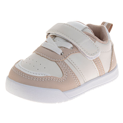 Josmo Girls' Hook and Loop Sneakers  Comfortable, Casual, and EasytoWear Footwear (Infant / Toddler)
