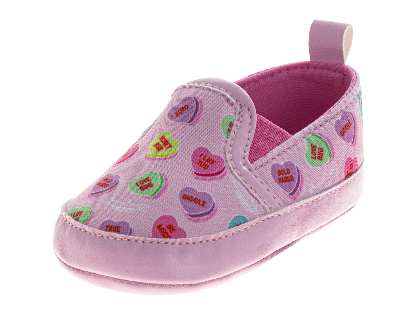 Sweethearts Conversation Hearts SlipOn Shoes Baby Girl's  Adorable Easy On/Off NoLace Design Sweet Design Casual Comfort (Big  Kids)