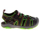 Monster Jam Boys Grave Digger Hook and Loop Sport Sandals (Toddler / Kids)