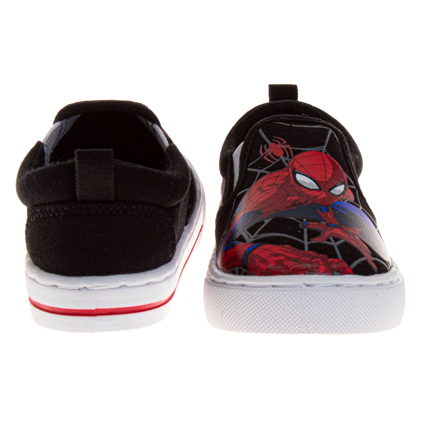 Spider-Man Boys Slip-On Canvas Sneakers (Toddler / Little Kid)