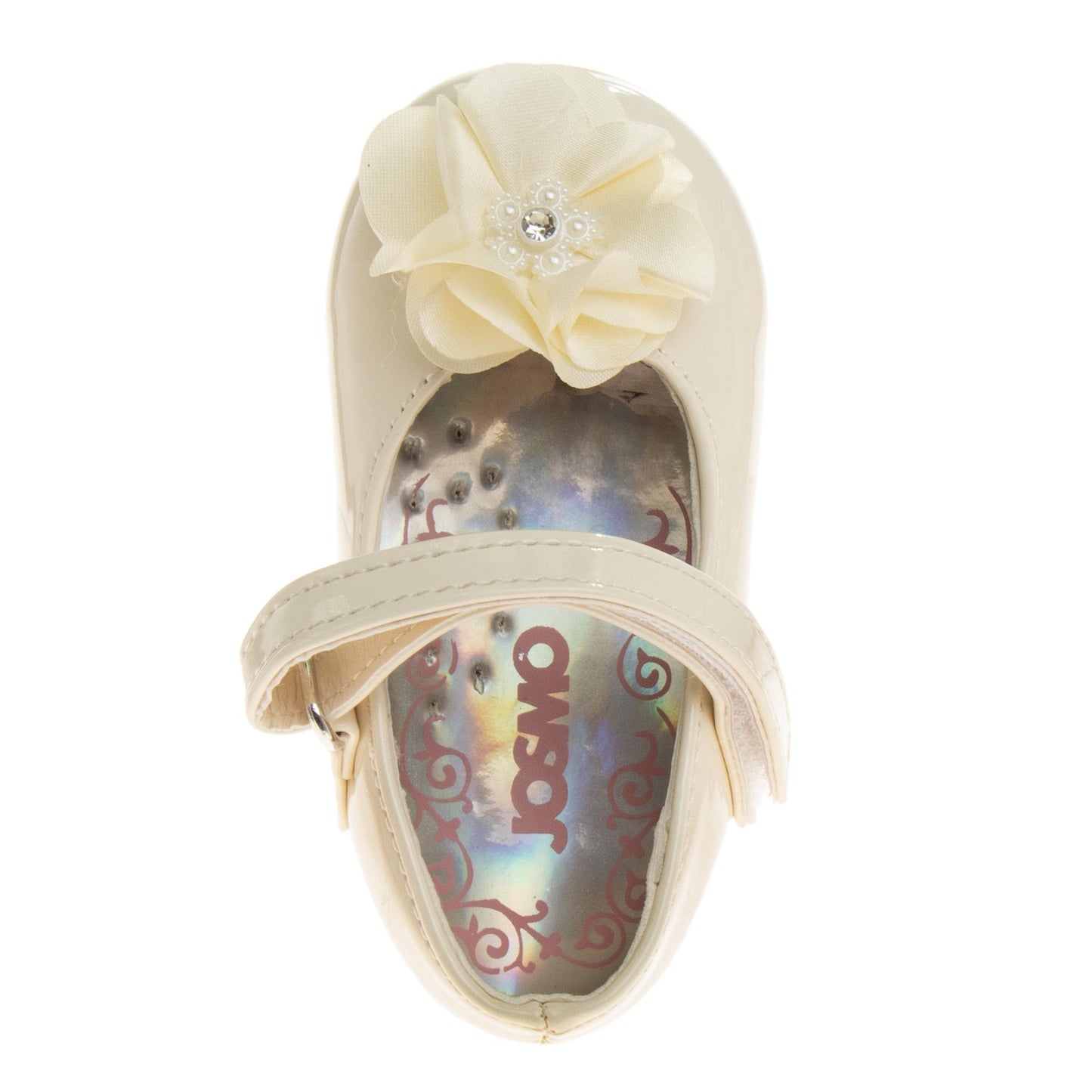 Josmo Dress Shoes Infant Girls'  Soft Sole Elegant Stylish First Steps Comfort Fit Easy On/Off (Infant)