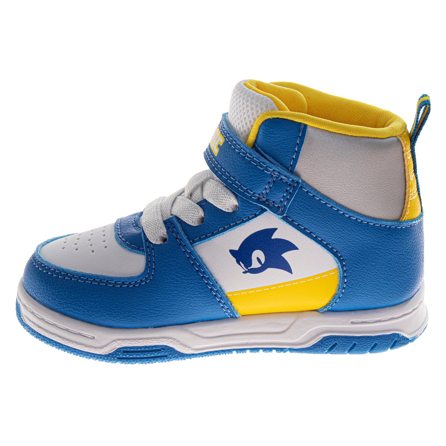 Sonic the Hedgehog Boys High Top Sneakers Hook and Loop with Lace-Up (Little Kid)