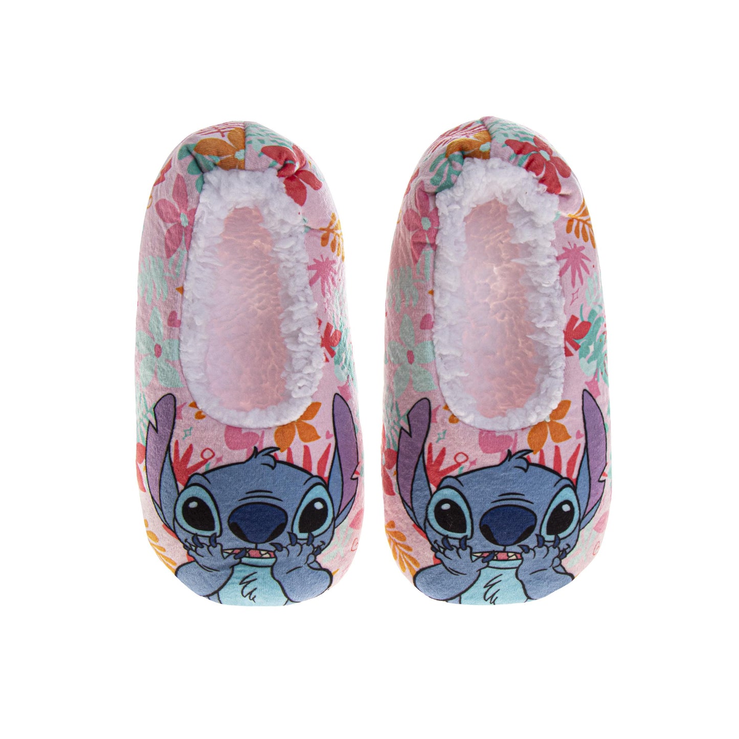 Disney Stitch Slippers for Women's  Stitch Design Multicolor Comfy Cushioned Warm (Women’s / Adult)