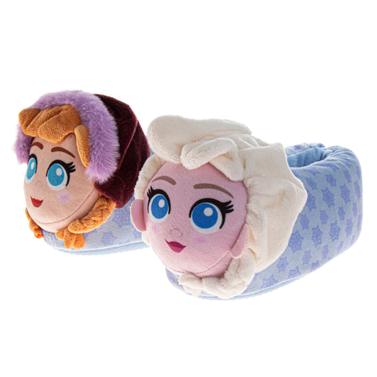 josmo Disney Frozen 3D Slippers Anna Elsa Warm Fluffy House