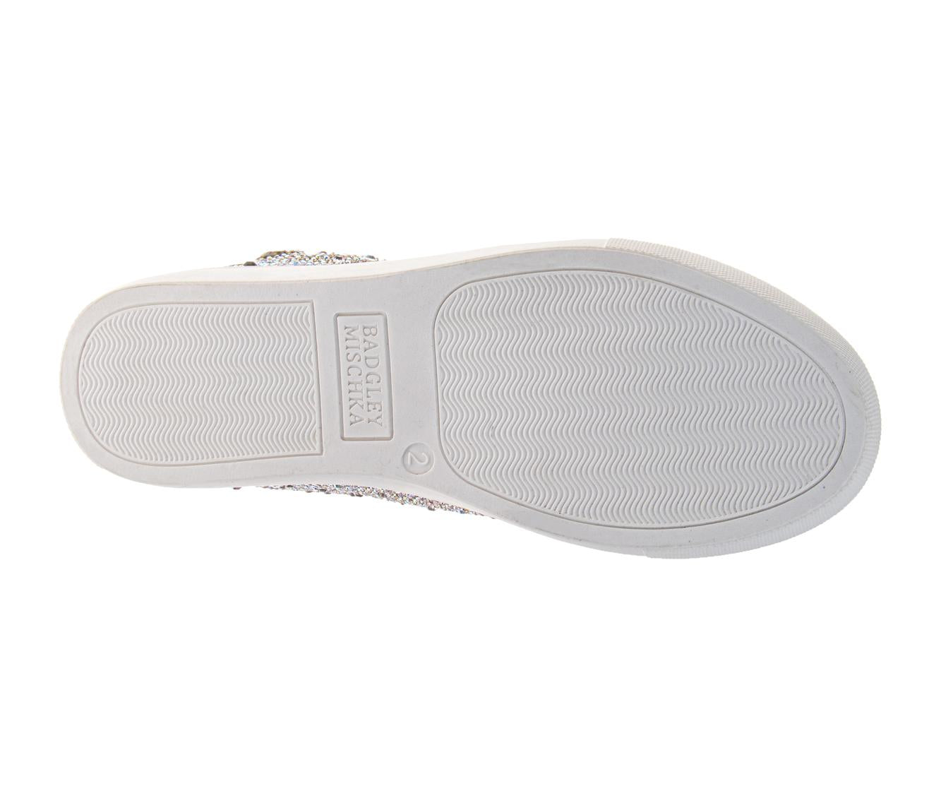 Badgley Mischka Dress Sandals for Girls Elegant Rhinestone Ankle Strap Formal (Little Kids / Big Kids)