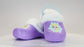 Disney Frozen Anna and Elsa Fuzzy Fleece Lined Clogs for Girls Winter Warm Plush Garden Shoes (Toddler)