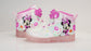 Disney Minnie Mouse Girls' Hook and Loop High Top Sneakers (Toddlers)