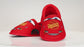 Disney Cars Boys Slippers Lightning Mcqueen Plush Warm Soft Aline Comfy Lightweight House Shoes (5-10 toddler)
