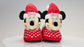 Disney Mickey Mouse Christmas Boys Slippers Cozy Plush Santa House Shoes Size Toddler
