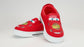 Josmo Disney Boy's Lightning McQueen Cars Slip-On Shoes - Lowtop Canvas Sneakers for Boys (Sizes: 5-10 Toddlerss)