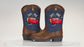 Josmo Cars Boys Cowboy Boots - lightning McQueen Calf High Western Country Cow Boy Boot (Toddler)