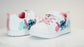 Disney Stitch Girls' Ohana Toddler Hook and Loop Sneakers