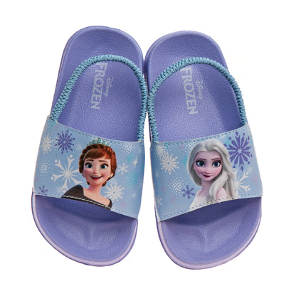 Disney Frozen Girl's Slip-on Summer Beach Slides (Toddler/Little Kid)