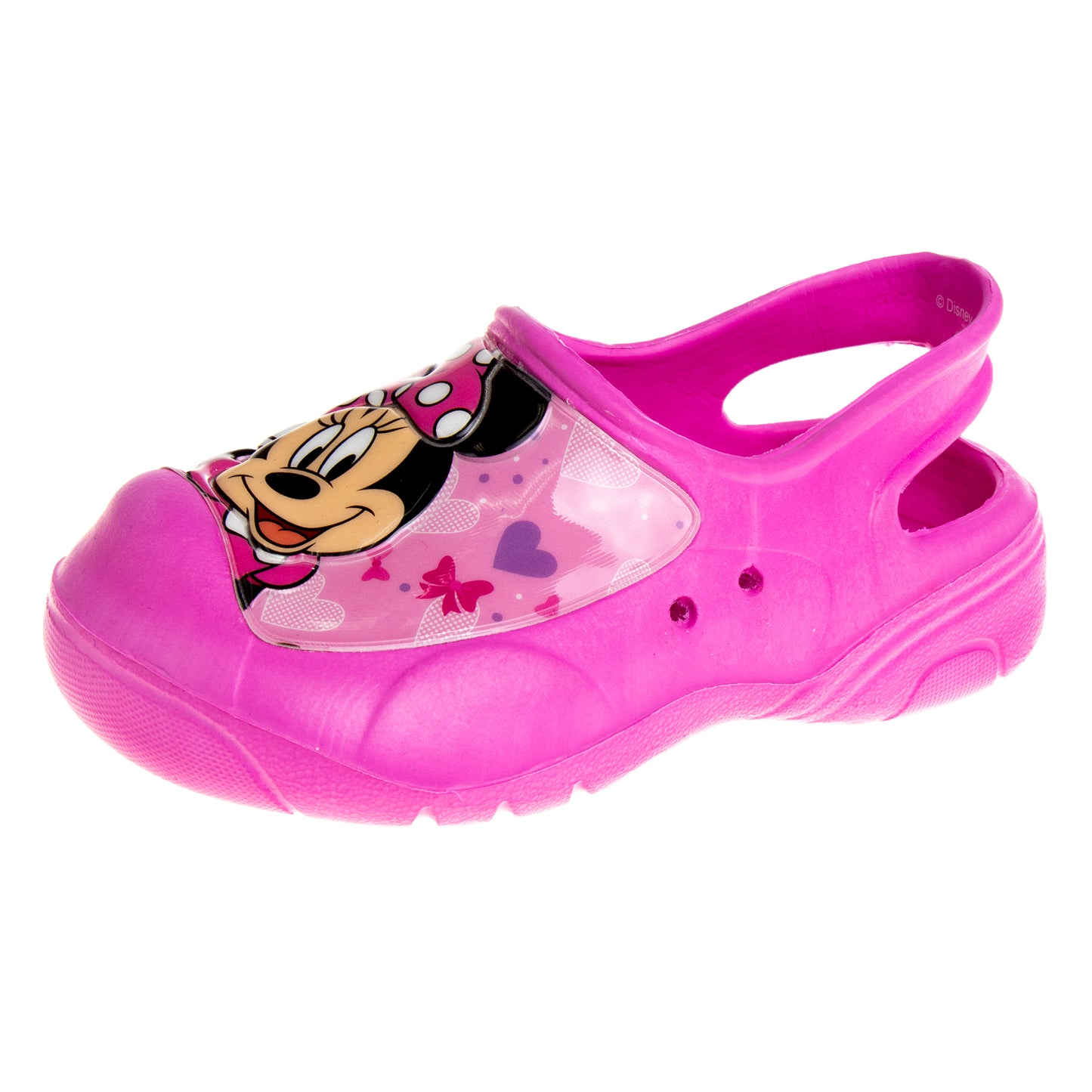 Disney Minnie Mouse Girls' Clogs Slip on with Backstrap (Toddler/Little Kid)